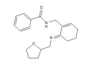 N-[[6-(tetrahydrofurfurylimino)cyclohexen-1-yl]methyl]benzamide