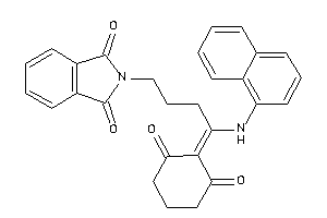 2-[4-(2,6-diketocyclohexylidene)-4-(1-naphthylamino)butyl]isoindoline-1,3-quinone
