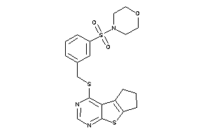 4-[3-[(BLAHylthio)methyl]phenyl]sulfonylmorpholine