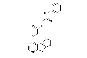 N-phenyl-2-[[2-(BLAHylthio)acetyl]amino]acetamide