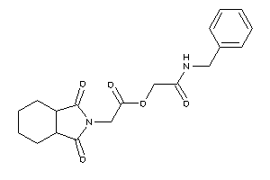 2-(1,3-diketo-3a,4,5,6,7,7a-hexahydroisoindol-2-yl)acetic Acid [2-(benzylamino)-2-keto-ethyl] Ester