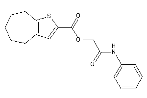 5,6,7,8-tetrahydro-4H-cyclohepta[b]thiophene-2-carboxylic Acid (2-anilino-2-keto-ethyl) Ester