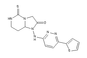1-[[6-(2-thienyl)pyridazin-3-yl]amino]-5-thioxo-6,7,8,8a-tetrahydro-3H-imidazo[2,1-f]pyrimidin-2-one