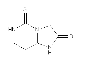 Image of 5-thioxo-1,3,6,7,8,8a-hexahydroimidazo[2,1-f]pyrimidin-2-one