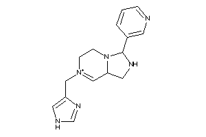 7-(1H-imidazol-4-ylmethyl)-3-(3-pyridyl)-1,2,3,5,6,8a-hexahydroimidazo[1,5-a]pyrazin-7-ium