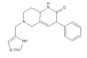 6-(1H-imidazol-5-ylmethyl)-3-phenyl-1,3,5,7,8,8a-hexahydro-1,6-naphthyridin-2-one