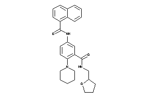 N-[4-piperidino-3-(tetrahydrofurfurylcarbamoyl)phenyl]-1-naphthamide