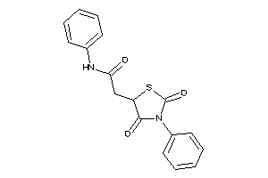 2-(2,4-diketo-3-phenyl-thiazolidin-5-yl)-N-phenyl-acetamide