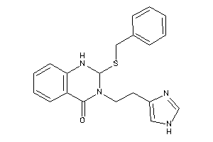 2-(benzylthio)-3-[2-(1H-imidazol-4-yl)ethyl]-1,2-dihydroquinazolin-4-one