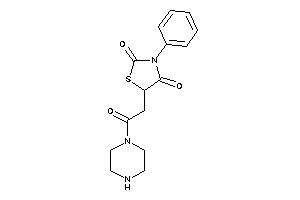 5-(2-keto-2-piperazino-ethyl)-3-phenyl-thiazolidine-2,4-quinone