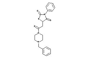 Image of 5-[2-(4-benzylpiperazino)-2-keto-ethyl]-3-phenyl-thiazolidine-2,4-quinone