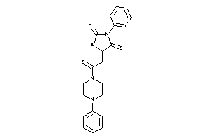 Image of 5-[2-keto-2-(4-phenylpiperazino)ethyl]-3-phenyl-thiazolidine-2,4-quinone