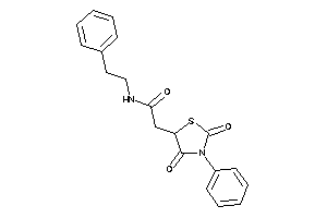 2-(2,4-diketo-3-phenyl-thiazolidin-5-yl)-N-phenethyl-acetamide