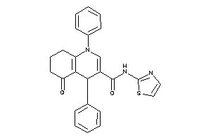 5-keto-1,4-diphenyl-N-thiazol-2-yl-4,6,7,8-tetrahydroquinoline-3-carboxamide