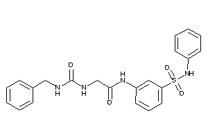 2-(benzylcarbamoylamino)-N-[3-(phenylsulfamoyl)phenyl]acetamide