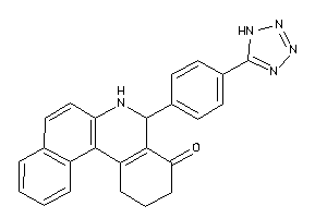 5-[4-(1H-tetrazol-5-yl)phenyl]-2,3,5,6-tetrahydro-1H-benzo[a]phenanthridin-4-one