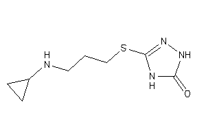 3-[3-(cyclopropylamino)propylthio]-1,4-dihydro-1,2,4-triazol-5-one