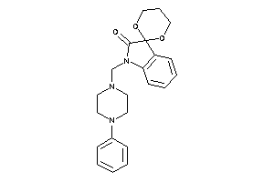 1'-[(4-phenylpiperazino)methyl]spiro[1,3-dioxane-2,3'-indoline]-2'-one