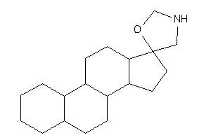 Spiro[1,2,3,4,5,6,7,8,9,10,11,12,13,14,15,16-hexadecahydrocyclopenta[a]phenanthrene-17,5'-oxazolidine]