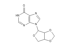 Image of 9-(3a,4,6,6a-tetrahydrofuro[3,4-d][1,3]dioxol-4-yl)hypoxanthine