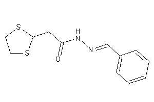 N-(benzalamino)-2-(1,3-dithiolan-2-yl)acetamide
