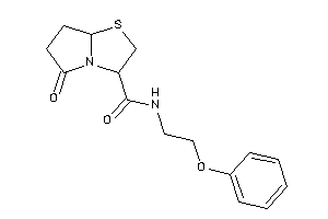 5-keto-N-(2-phenoxyethyl)-3,6,7,7a-tetrahydro-2H-pyrrolo[2,1-b]thiazole-3-carboxamide