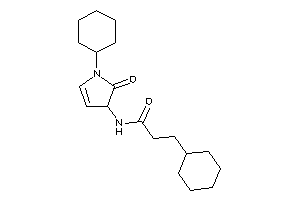3-cyclohexyl-N-(1-cyclohexyl-2-keto-2-pyrrolin-3-yl)propionamide