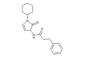 N-(1-cyclohexyl-2-keto-2-pyrrolin-3-yl)-3-phenyl-propionamide