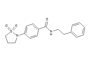 4-(1,1-diketo-1,2-thiazolidin-2-yl)-N-phenethyl-benzamide