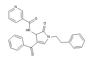 N-(4-benzoyl-2-keto-1-phenethyl-2-pyrrolin-3-yl)nicotinamide