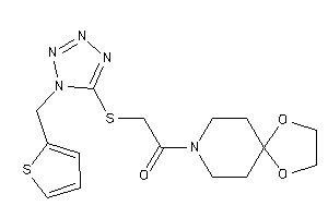 1-(1,4-dioxa-8-azaspiro[4.5]decan-8-yl)-2-[[1-(2-thenyl)tetrazol-5-yl]thio]ethanone