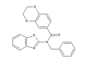 Image of N-(1,3-benzothiazol-2-yl)-N-benzyl-2,3-dihydro-1,4-benzodioxine-6-carboxamide