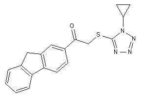 2-[(1-cyclopropyltetrazol-5-yl)thio]-1-(9H-fluoren-2-yl)ethanone