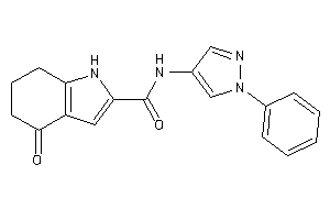 4-keto-N-(1-phenylpyrazol-4-yl)-1,5,6,7-tetrahydroindole-2-carboxamide