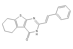 2-styryl-5,6,7,8-tetrahydro-3H-benzothiopheno[2,3-d]pyrimidin-4-one