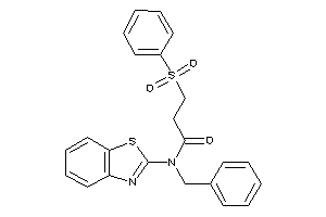 N-(1,3-benzothiazol-2-yl)-N-benzyl-3-besyl-propionamide