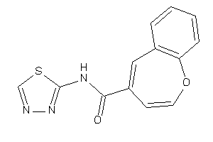 Image of N-(1,3,4-thiadiazol-2-yl)-1-benzoxepine-4-carboxamide