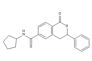 N-cyclopentyl-1-keto-3-phenyl-isochroman-6-carboxamide