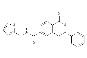 N-(2-furfuryl)-1-keto-3-phenyl-isochroman-6-carboxamide