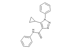 5-cyclopropyl-N,1-diphenyl-triazole-4-carboxamide