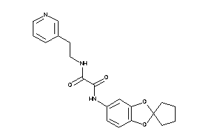 N-[2-(3-pyridyl)ethyl]-N'-spiro[1,3-benzodioxole-2,1'-cyclopentane]-5-yl-oxamide