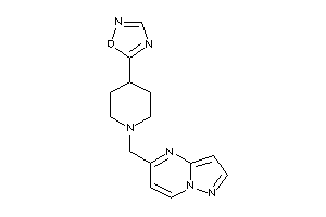 5-[1-(pyrazolo[1,5-a]pyrimidin-5-ylmethyl)-4-piperidyl]-1,2,4-oxadiazole