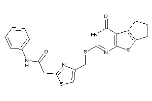 2-[4-[[(ketoBLAHyl)thio]methyl]thiazol-2-yl]-N-phenyl-acetamide