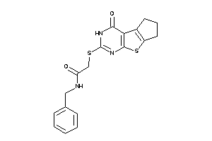 N-benzyl-2-[(ketoBLAHyl)thio]acetamide