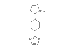 3-[4-(1,2,4-oxadiazol-5-yl)piperidino]tetrahydrofuran-2-one