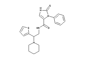 3-phenyl-N-[2-piperidino-2-(2-thienyl)ethyl]-2-thioxo-4-imidazoline-4-carboxamide