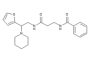 N-[3-keto-3-[[2-piperidino-2-(2-thienyl)ethyl]amino]propyl]benzamide