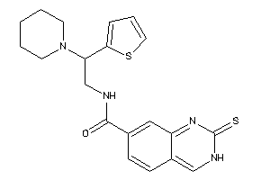 N-[2-piperidino-2-(2-thienyl)ethyl]-2-thioxo-3H-quinazoline-7-carboxamide