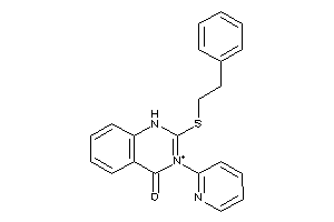 2-(phenethylthio)-3-(2-pyridyl)-1H-quinazolin-3-ium-4-one