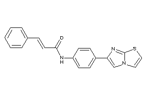 N-(4-imidazo[2,1-b]thiazol-6-ylphenyl)-3-phenyl-acrylamide